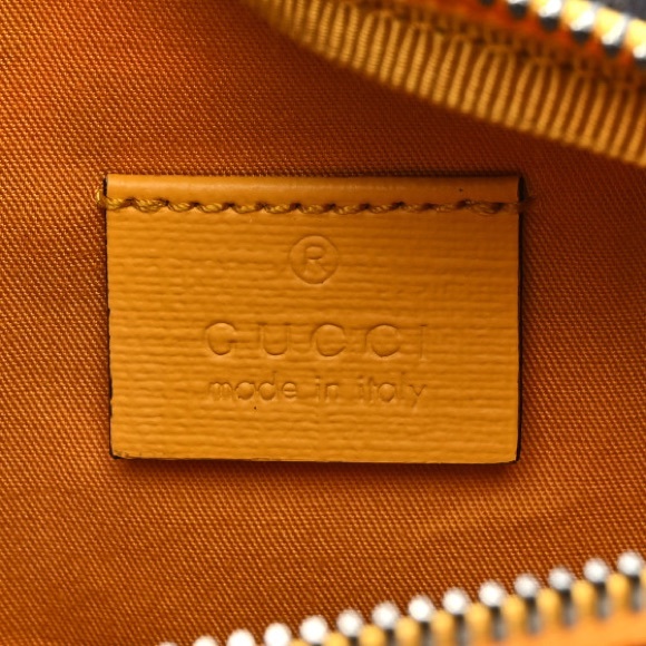 Gucci Coated Canvas Interlocking G Snail Childrens Belt Bag Blue - Picture 6 of 6